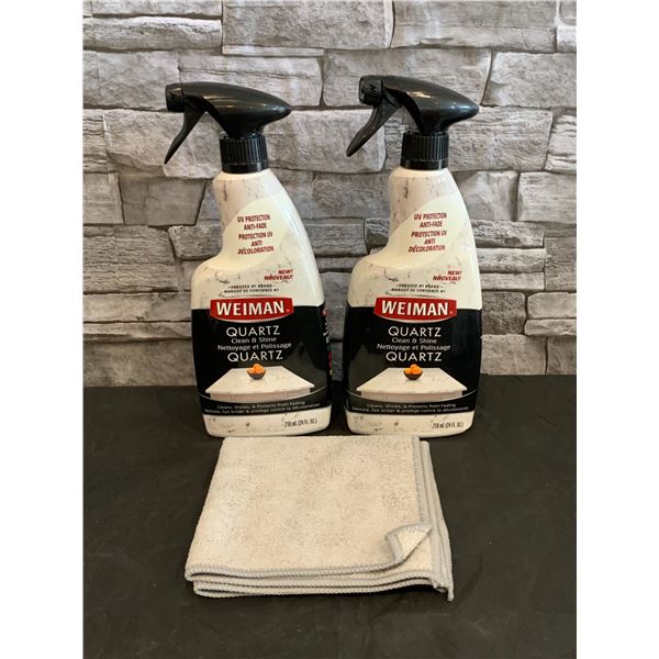 Lot of 2 - Weiman Quartz Cleaner - 710 mL