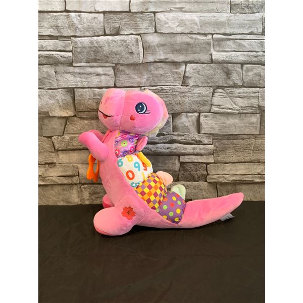 Dinosaur Baby Rattle Toy Purple