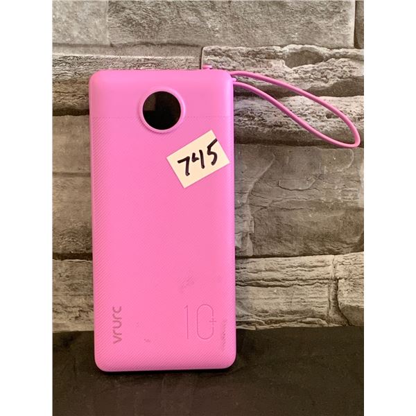 Vrurc Battery Power Bank Lilac Colour