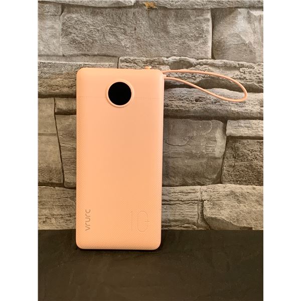 Vrurc Battery Power Bank Pink Colour