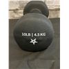 Image 2 : Dumbell Weight - 10 lbs - Black