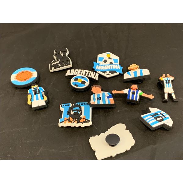 Messi Croc Jibitz - Assorted - 12 pcs