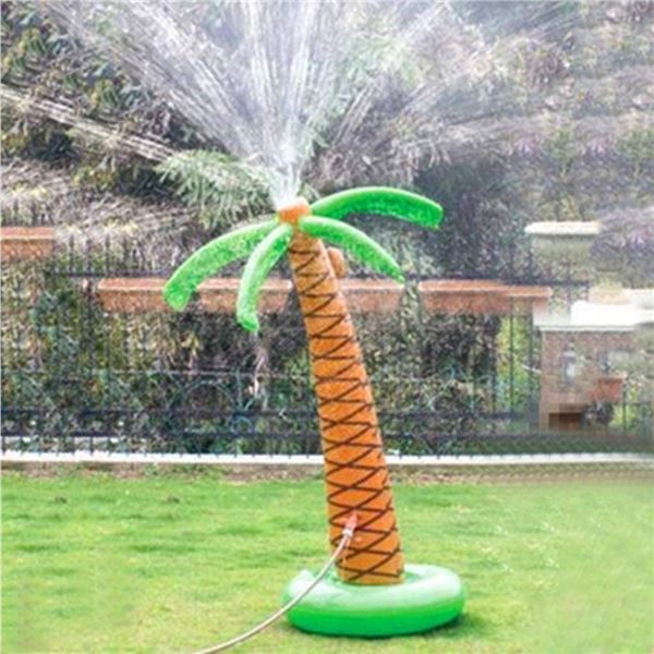 Inflatable Palm Tree with Water Nozzle Hook-Up - Sprays from Top