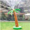 Image 1 : Inflatable Palm Tree with Water Nozzle Hook-Up - Sprays from Top