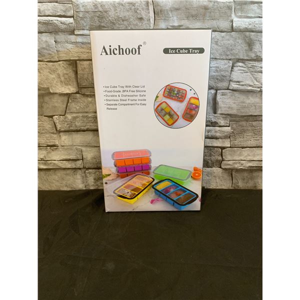 Aichoof Ice Cube Tray With Clear Lid