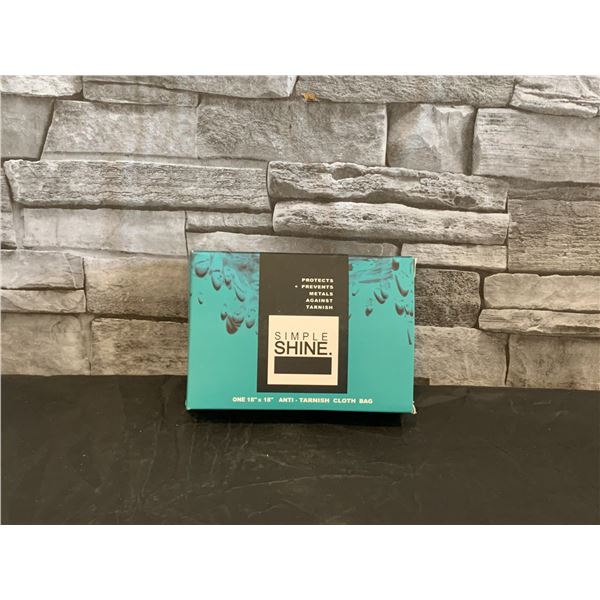 Anti-Tarnish Cloth Bag - 18" x 18" - Black