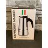 Image 1 : Espresso Maker - 2 Cup - Stainless Steel