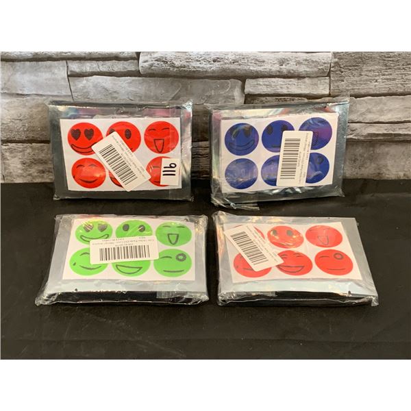 Lot of 4 - Mosquito Repellent Stickers - Natural Essential Oils