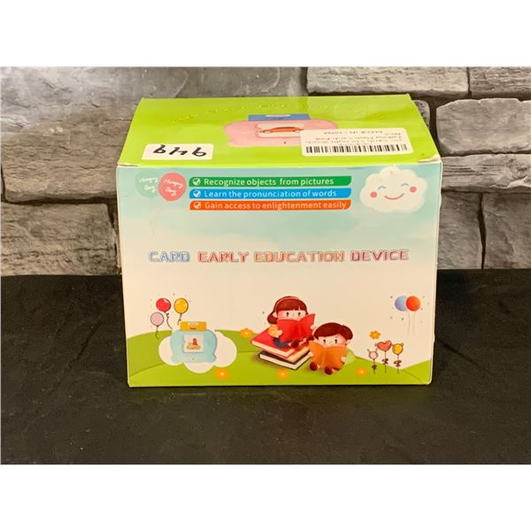 Talking Flash Cards Early Education Device- Pink