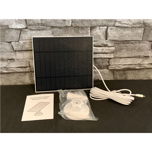 Solar Panel Charger for Security Camera Outdoor