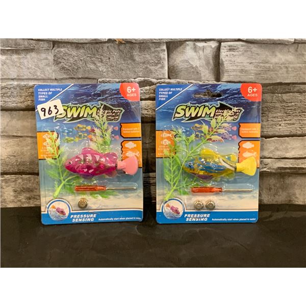 Lot of 2 Swim Electric Pet  Fish