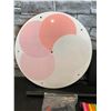 Image 4 : 12" Pink Coloured Flower Prize Wheel - 5 Slots
