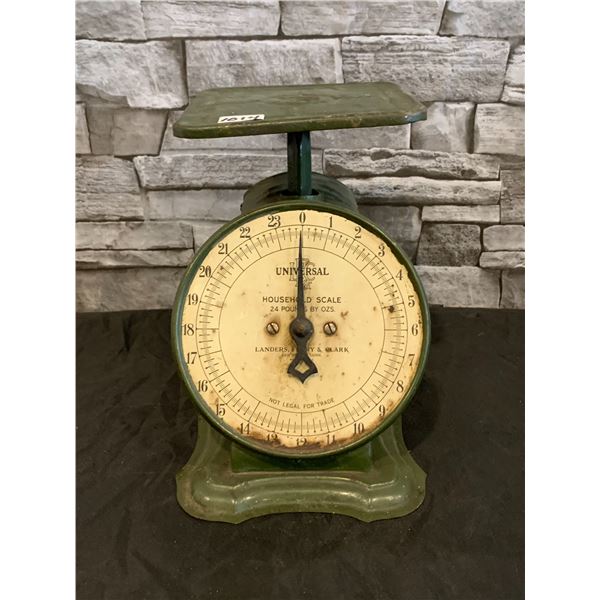 Vintage Hoshold Scale 24 Pound by Ozs