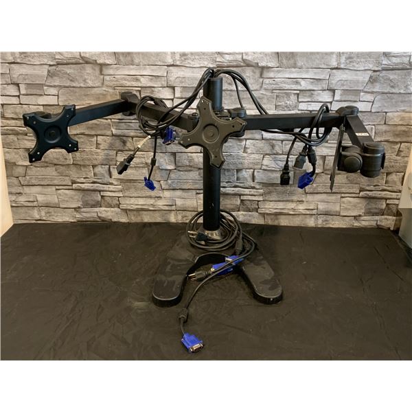 Monitor Mount Desktop Holds 3 Monitors