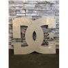 Image 1 : Metal DC Sign Stainless Steel (Looks to be a storefront design)