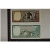 Image 2 : 2 CRISP UNC LIBAN 1 & 5 LIVRE BANKNOTES BOTH ARE