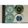 Image 2 : 4-$1 PLASTIC CASINO CHIPS: OSHEAS, THE GARDEN