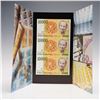 Image 2 : Bank of Israel Uncut 10000 Shekel Note Sheet in Folder