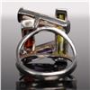Image 3 : Sterling Silver Multi Colored Ring