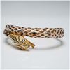 Image 4 : 2pc Enamel Charm Bracelet and Snake Bangle Set