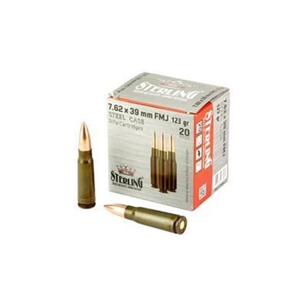 STERLING SC 762X39 123GR FMJ - 200 Rounds