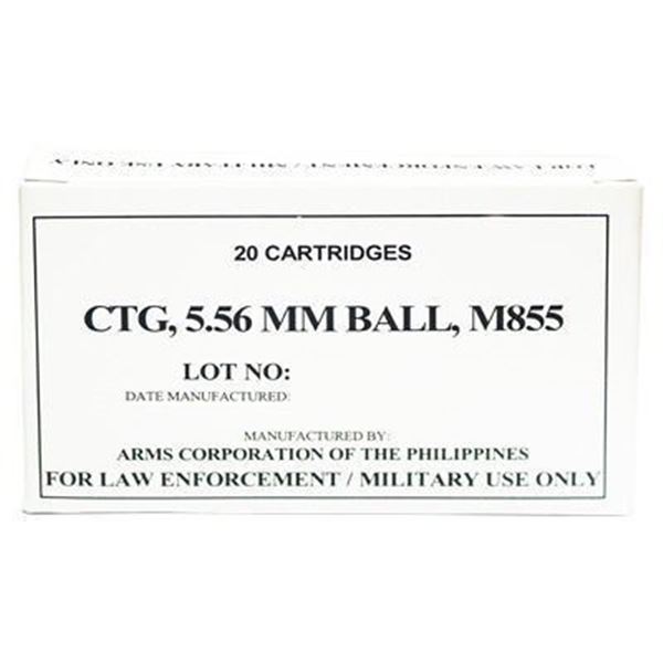 ARMSCOR 556NATO 62GR M855 - 220 Rounds