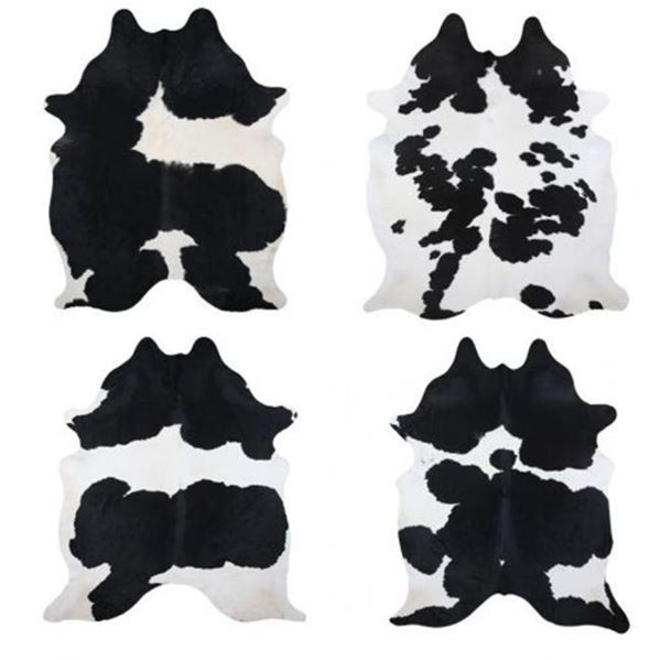 Brazilian Black/White Hair-On Cowhide