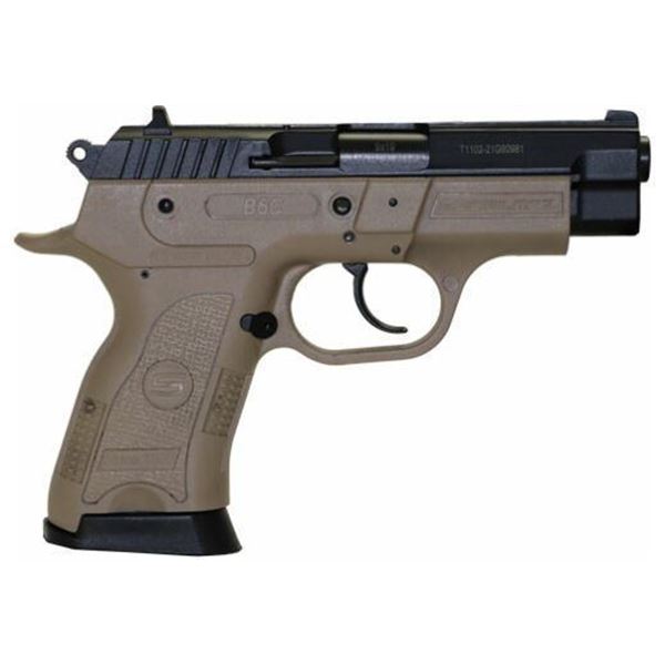 SAR USA B6C COMPACT PISTOL 9MM 3.8" BBL 13RD FDE/BLACK