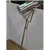 Image 2 : * Modern Silver Toned Floor Light Fixture - Adjustable, 53" Tall - CANNOT SHIP