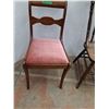 Image 5 : * (2) Vintage Chairs: Pressback Chair & MCM Chair - CANNOT SHIP