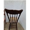 Image 6 : * (2) Vintage Chairs: Pressback Chair & MCM Chair - CANNOT SHIP