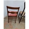 Image 7 : * (2) Vintage Chairs: Pressback Chair & MCM Chair - CANNOT SHIP