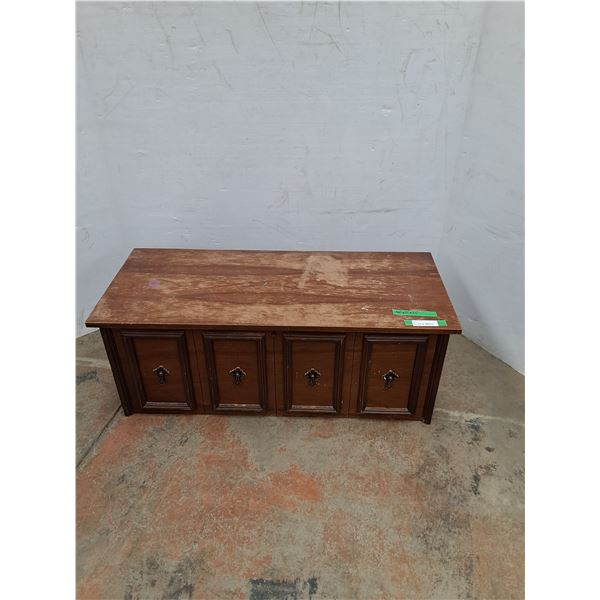 * Huppe Brand Cedar Lined Chest  (NO LEGS) - CANNOT SHIP - 40" x 15" x 17"