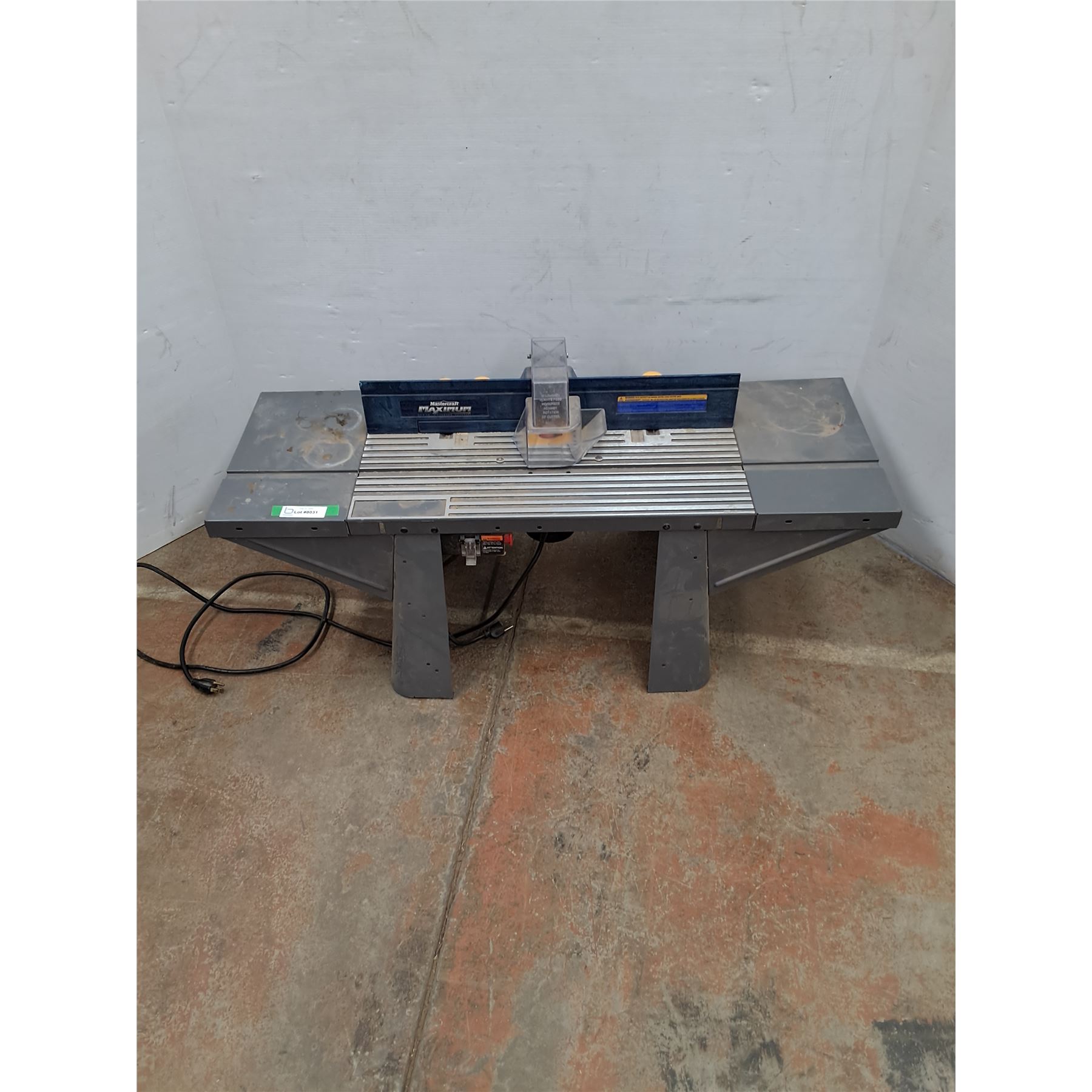 * Mastercraft Router & Router Table - Powers On - CANNOT SHIP - 41