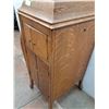 Image 6 : * Victrola Gramophone Oak Stand Cabinet- 17" x 42" x 21" - CANNOT SHIP