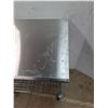 Image 3 : * Metal Rolling Kitchen Storage Table - CANNOT SHIP