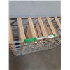 Image 3 : * Wood and Metal Wine Rack - 33"x 32" x9 - CANNOT SHIP