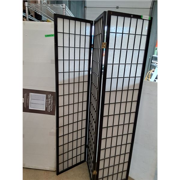 * (2) Floor Room Dividers/Screens - CANNOT SHIP - 70" x 17" Each Panel