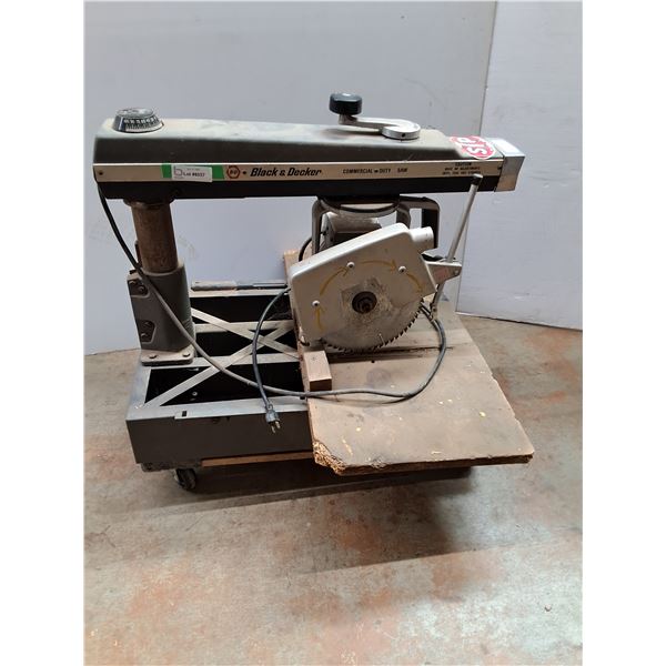 *Black and Decker And Dewalt Radial Circular Saw- Cord Needs Work, As Is- CANNOT SHIP