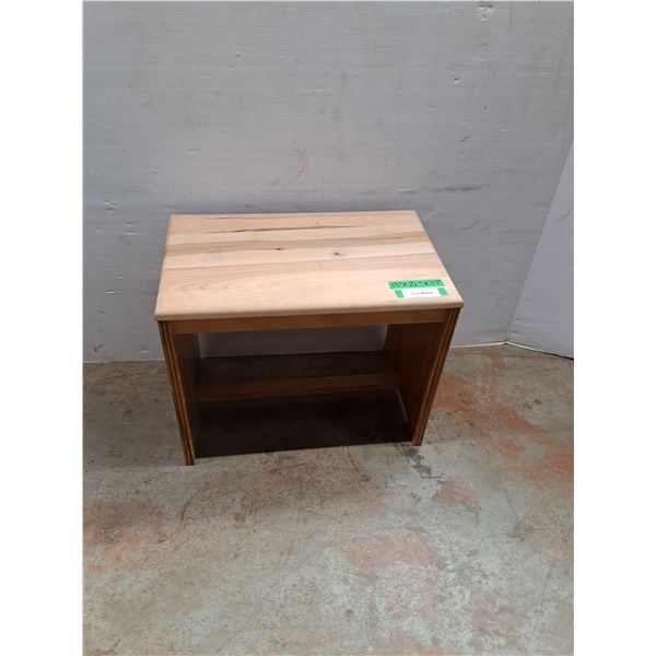 *Wood Vanity Stool- CANNOT SHIP