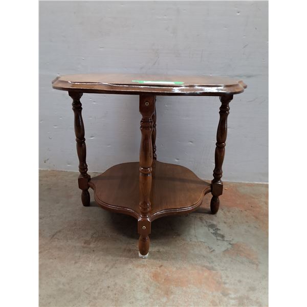 *Vintage 2 Tier Wood End Table- CANNOT SHIP