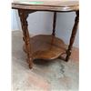 Image 3 : *Vintage 2 Tier Wood End Table- CANNOT SHIP