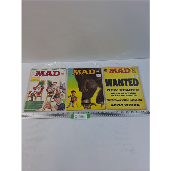 (2) MAD Magazines: 1960's Editions