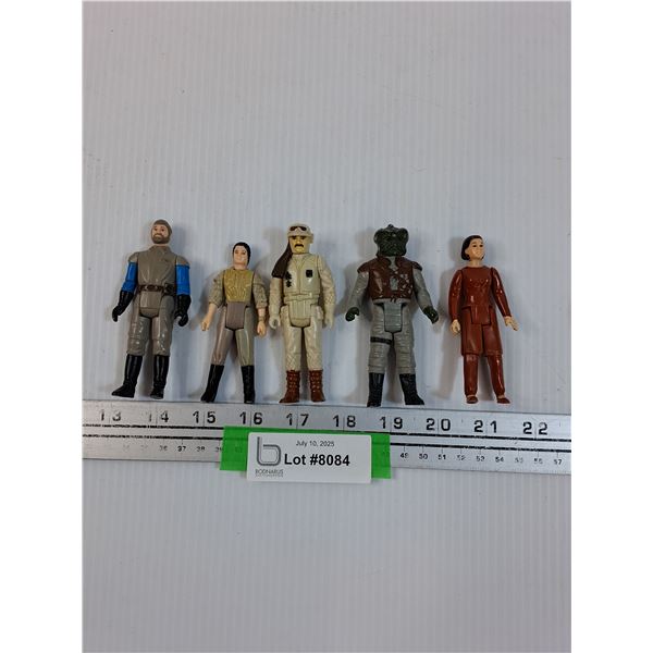 (5) Retro Star Wars Figurines (1980's)