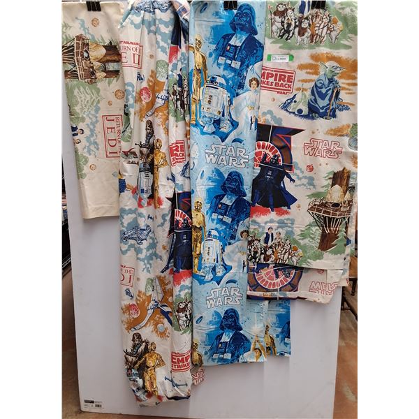 Vintage Double Sized Bed Star Wars Sheets (Fitted, Flat & Pillow)