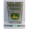 Image 1 : John Deere Reserved Parking Sign 12" x 8"