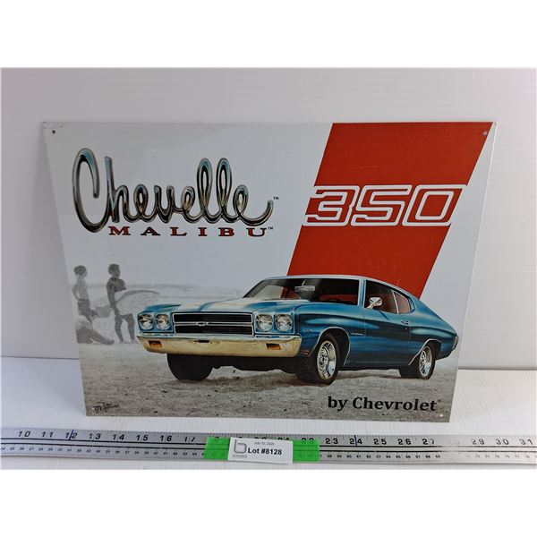 Chevelle Malibu 350 Sign 16" x 12"