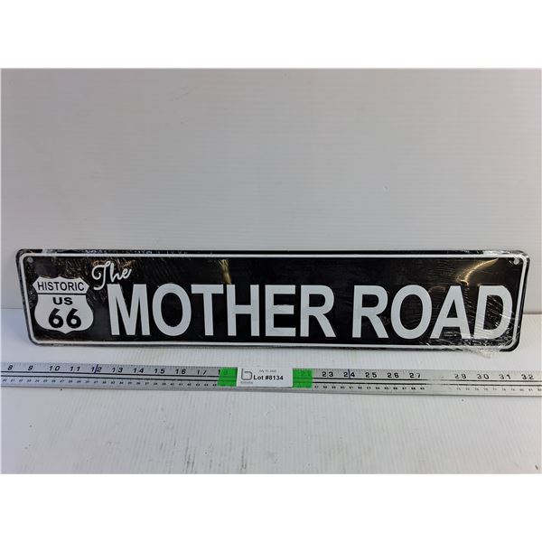 The Mother Road Sign 24" x 5"