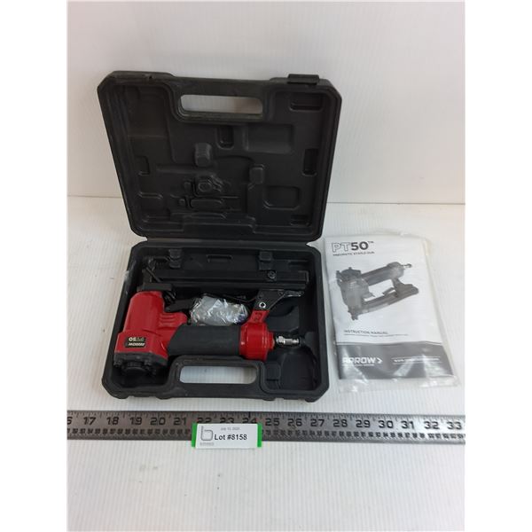 Arrow Pneumatic PT50 Staple Gun with Case - Untested