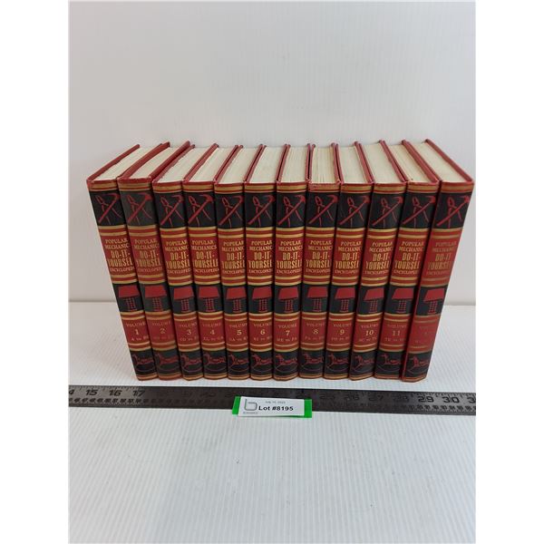 Vintage Popular Mechanics 12 Volume Set of Encyclopedias - PICK UP